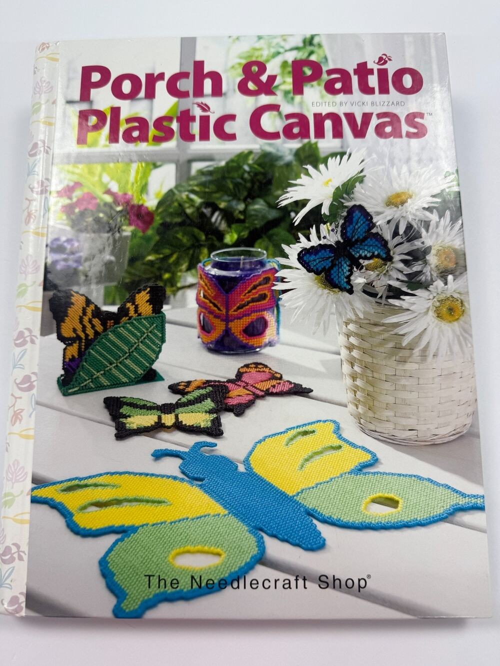 Porch & Patio Plastic Canvas Hardcover Pattern Book - "VINTAGE" from yr. 2000
